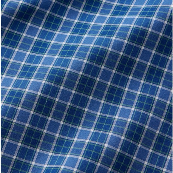 L.L. Bean Wrinkle-Free Kennebunk TrueCool Shirt Bearing Blue Men XXL Tall NWT - Picture 4 of 10